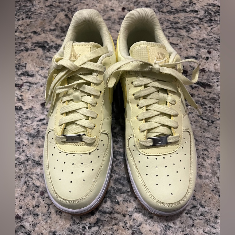 Pale Yellow NIKE Air Force 1